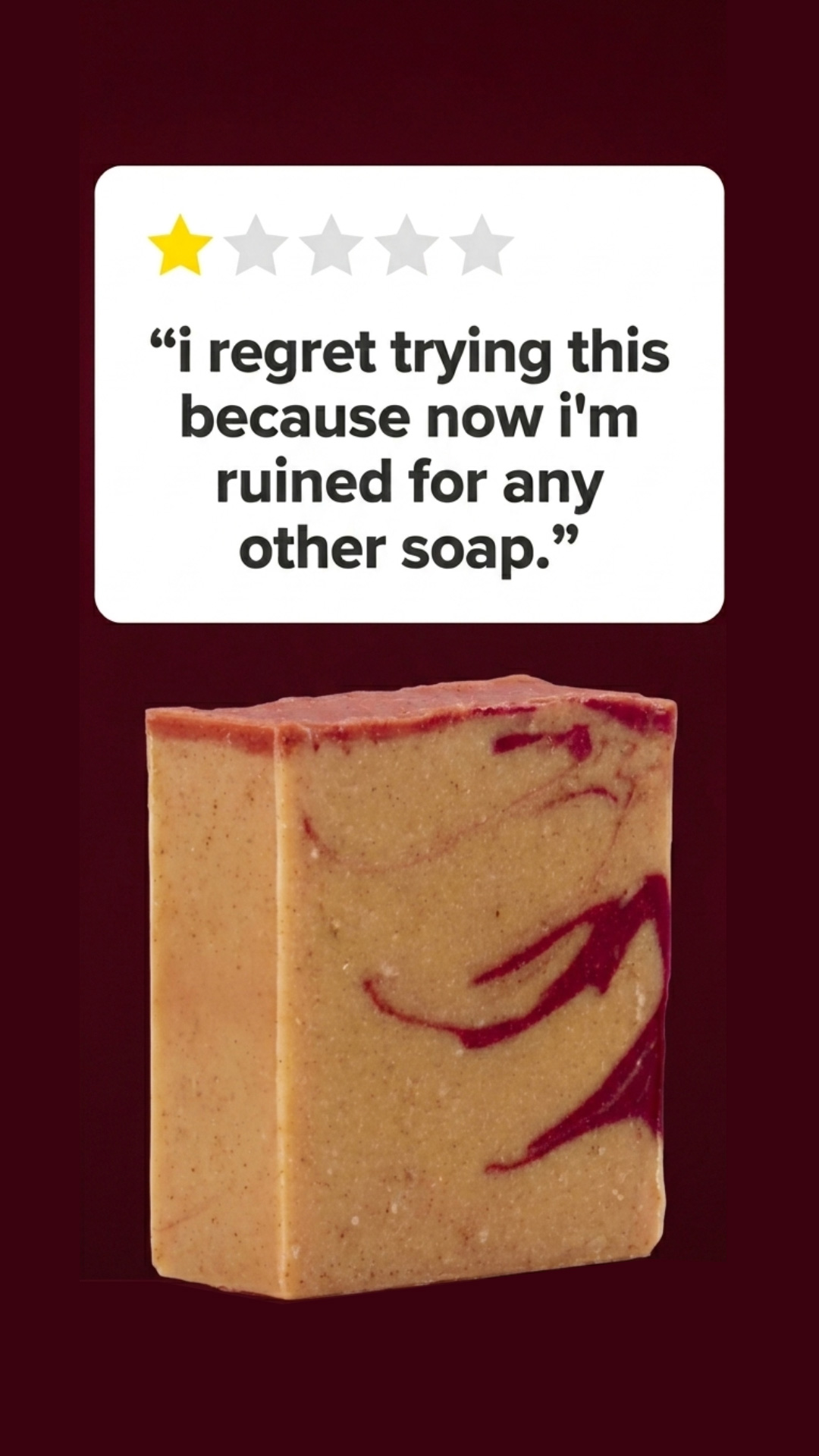 Reference 2 — Quote card above product cutout example